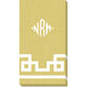 Gold Greek Key Caspari Guest Towels Image 1 of 4